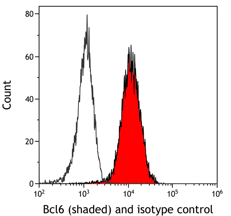 Flow Cytometry - Anti-Bcl6 antibody [BLR143H] - BSA free (AB314099)