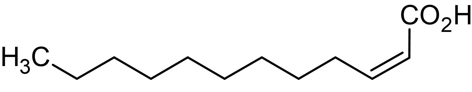 Chemical Structure - BDSF (cis-2-dodecenoic acid), Diffusible fatty acid signal molecule (AB145341)