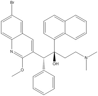 Chemical Structure - Bedaquiline (AB285381), expandable thumbnail