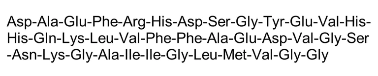 Chemical Structure - beta-Amyloid Peptide (1-38) (Aβ38) (AB120851)