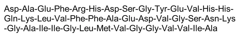 Chemical Structure - beta-Amyloid Peptide (1-42) (human) (AB120301)