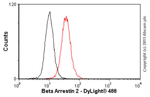 Flow Cytometry - Anti-Beta Arrestin 2 antibody [3G1] (AB54790)