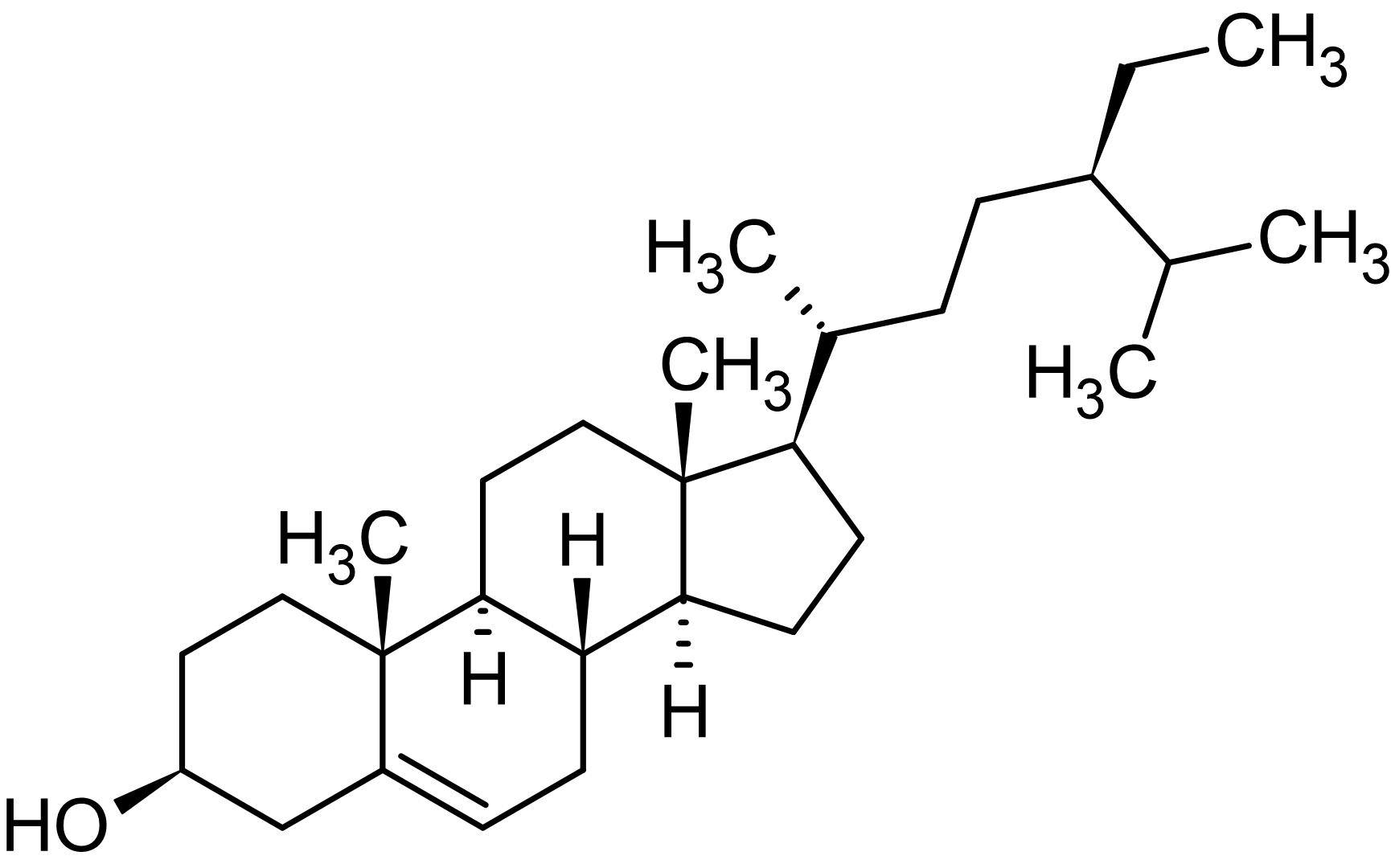 Chemical Structure - beta-Sitosterol, Antitumor agent (AB143122), expandable thumbnail