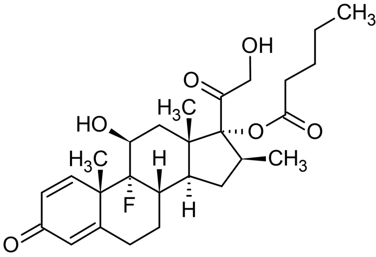 Chemical Structure - Betamethasone valerate, Glucocorticoid; immunomodulator (AB141280)