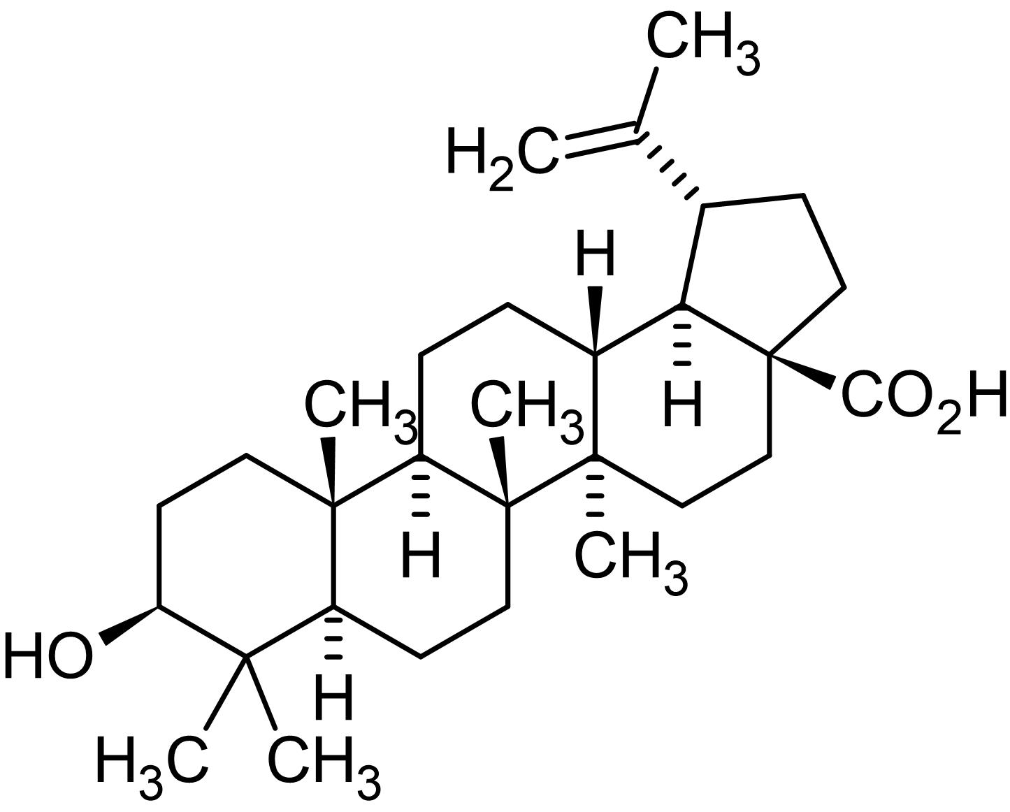 Chemical Structure - Betulinic acid, TGR5 agonist (AB120654), expandable thumbnail