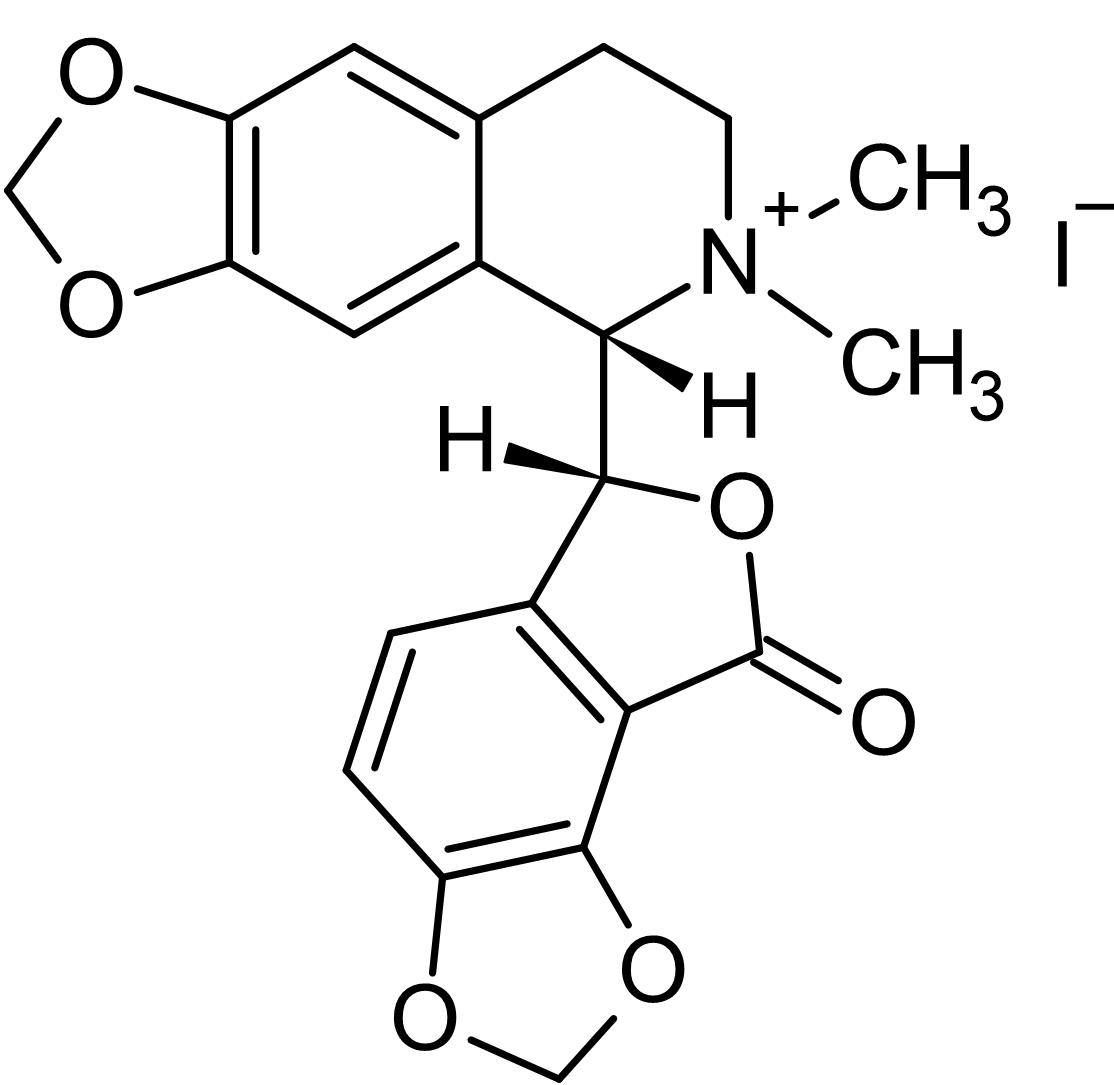 Chemical Structure - (-)-Bicuculline methiodide, GABAA antagonist (AB120108), expandable thumbnail