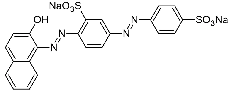 Chemical Structure - Biebrich scarlet, Azo organosulfur dye (AB146312)