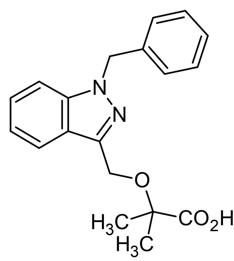 Chemical Structure - Bindarit, CCL2, CCL7 and CCL8 inhibitor (AB143292)