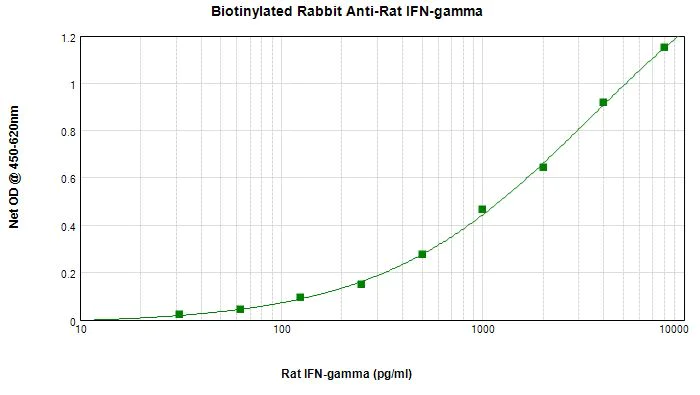 Sandwich ELISA - Biotin Anti-Interferon gamma antibody (AB271206)