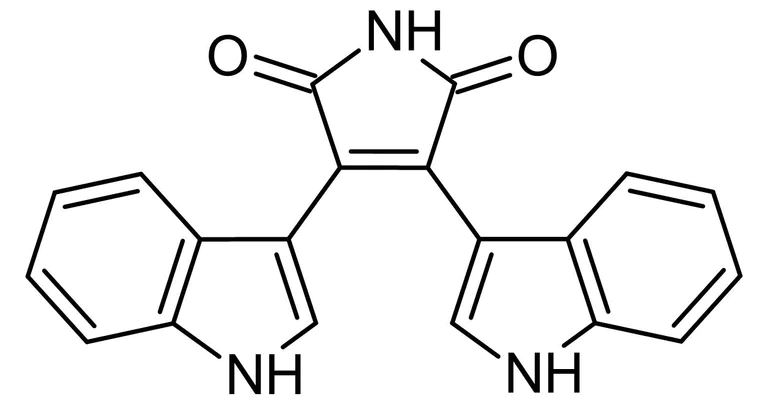 Chemical Structure - Bisindolylmaleimide IV, PKC inhibitor (AB144208)
