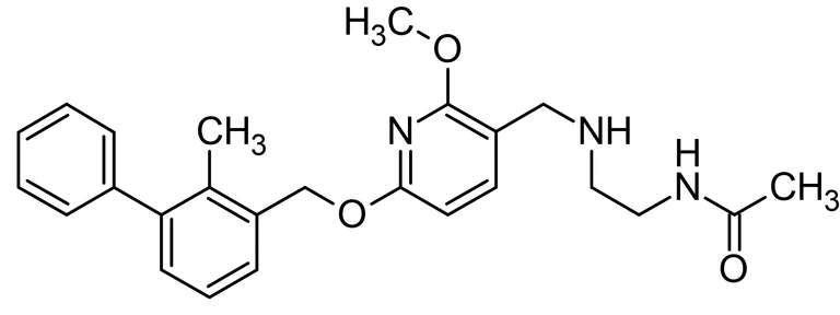Chemical Structure - BMS202 (PD-1/PD-L1 inhibitor 2), small-molecule inhibitor (AB231311)