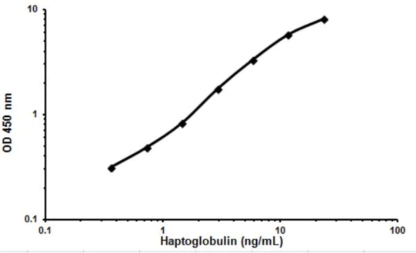 Sandwich ELISA - Bovine Haptoglobin ELISA Kit (AB137977)