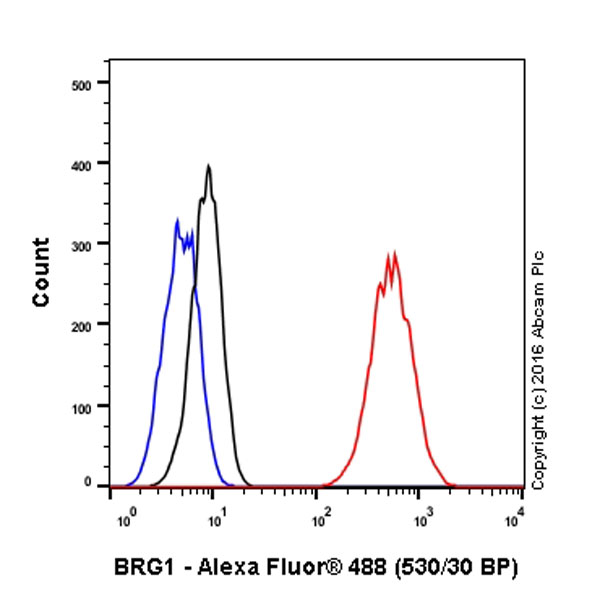 Flow Cytometry (Intracellular) - Anti-BRG1 antibody [EPNCIR111A] (ab110641), expandable thumbnail