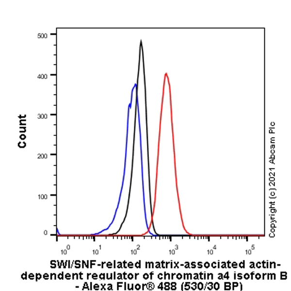 Flow Cytometry (Intracellular) - Anti-BRG1 antibody [G-SMARCA4-2] - Mouse IgG2a (Chimeric) (AB282705)