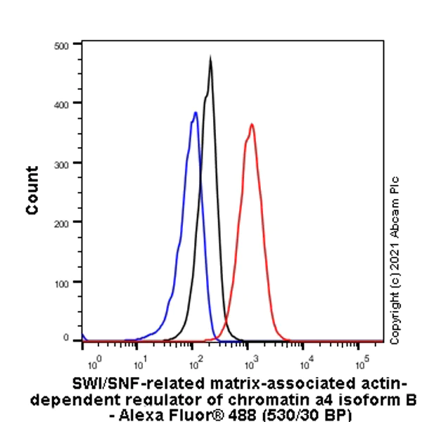 Flow Cytometry (Intracellular) - Anti-BRG1 antibody [G-SMARCA4-2] - Mouse IgG2a (Chimeric) (AB282705)