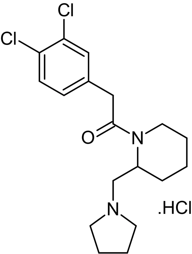 Chemical Structure - BRL 52537 hydrochloride, kappa-opioid agonist (AB120669)