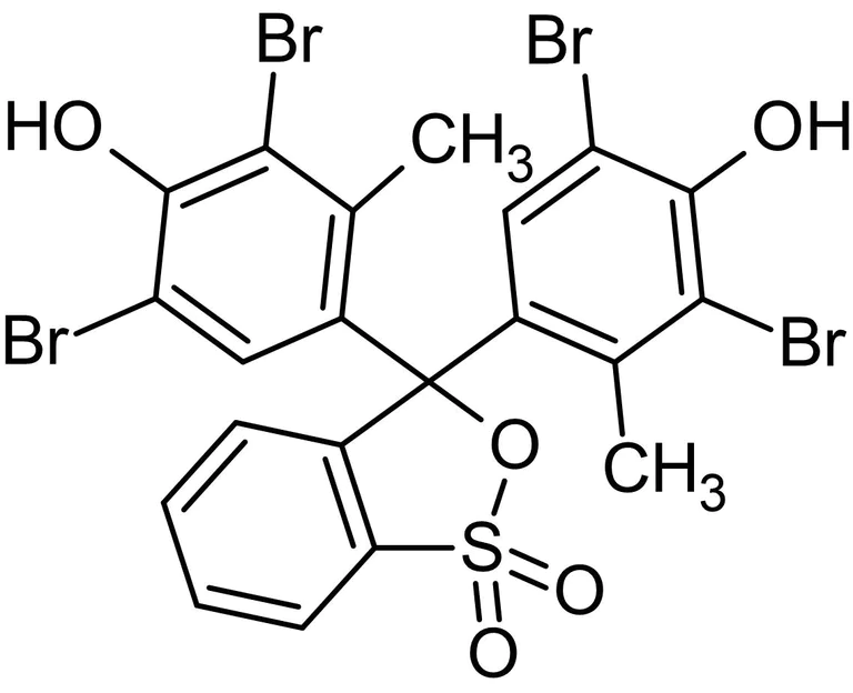 Chemical Structure - Bromocresol green, pH indicator (AB146324)