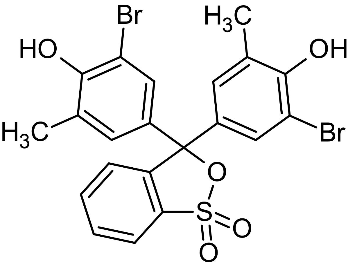 Chemical Structure - Bromocresol purple, pH indicator (AB146322), expandable thumbnail