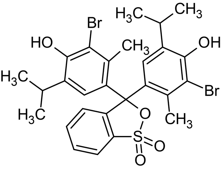 Chemical Structure - Bromothymol blue, pH indicator (AB146293)