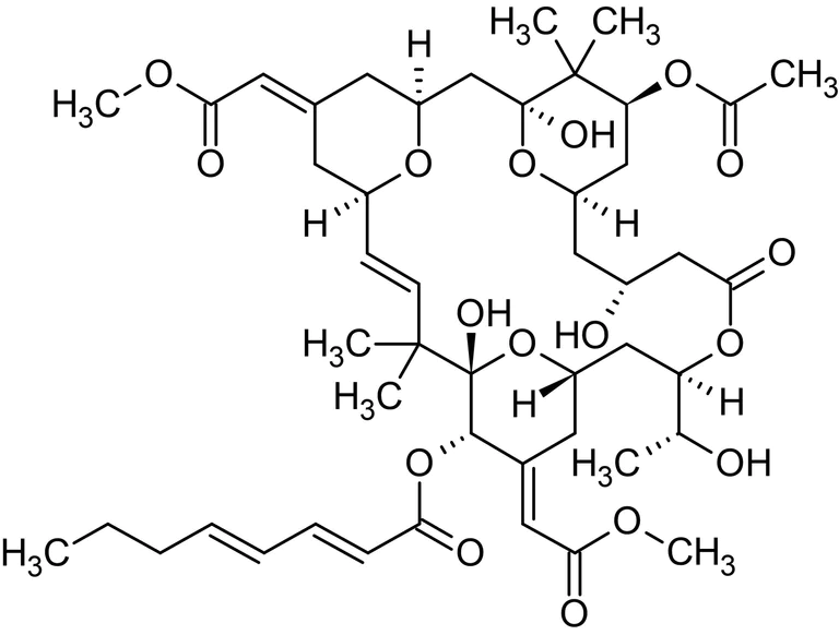 Chemical Structure - Bryostatin 1, protein kinase C activator (AB142262)