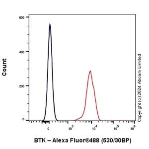 Flow Cytometry (Intracellular) - Anti-BTK antibody [EPR20445] (AB208937)