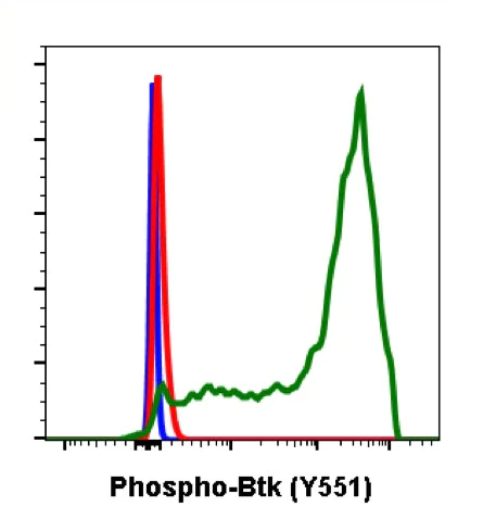 Flow Cytometry - Anti-BTK (phospho Y551) antibody [BtkY551-G12] (AB278611)