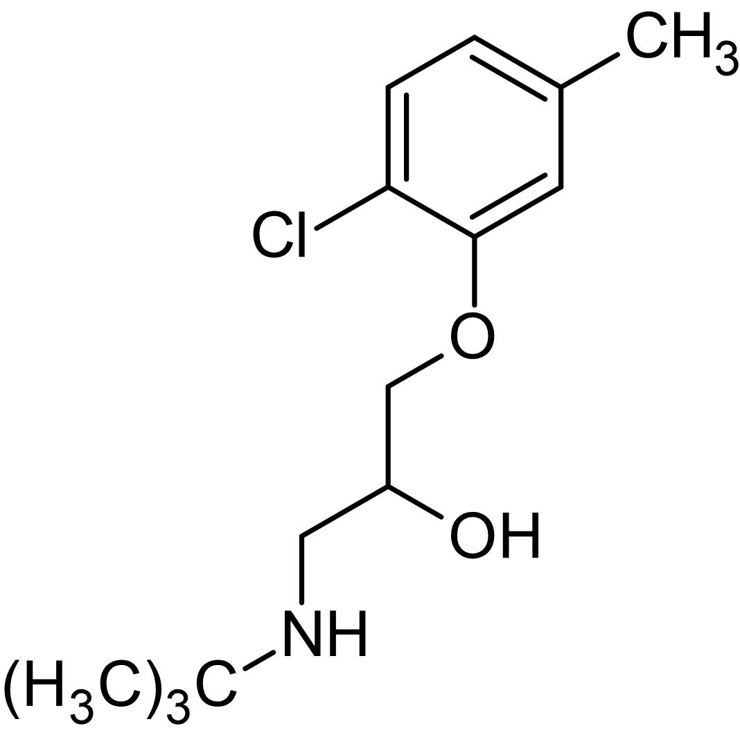 Chemical Structure - Bupranolol, beta adrenoceptor antagonist (AB141132), expandable thumbnail