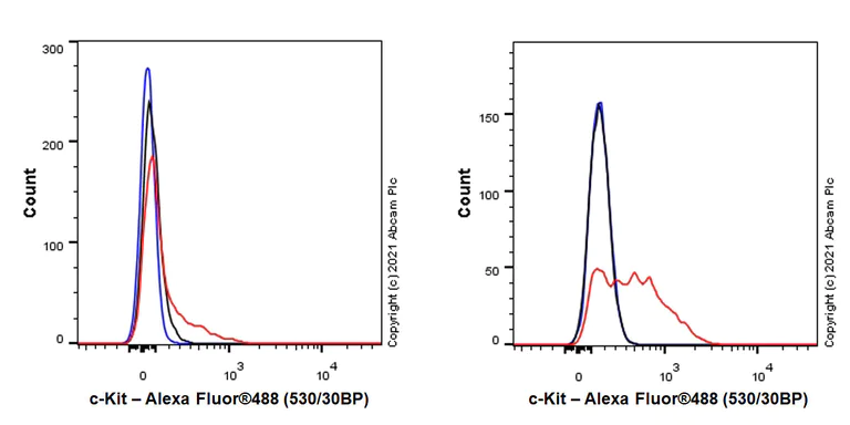 Flow Cytometry - Anti-c-Kit antibody [EPR25707-134] - BSA and Azide free (AB283666)