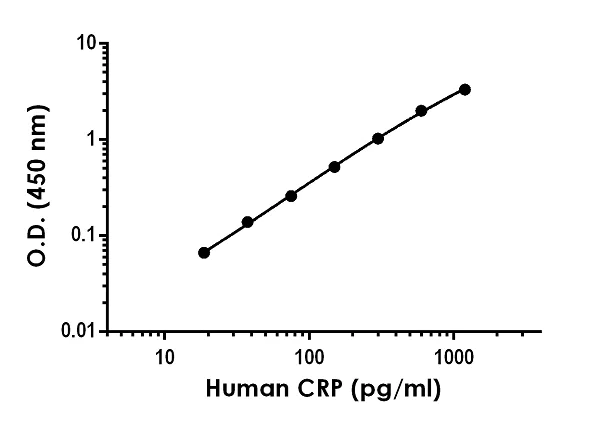 Sandwich ELISA - Anti-C Reactive Protein antibody [EPR20063-85] - BSA and Azide free (Detector) (AB259540)