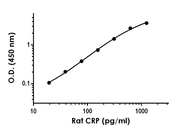 Sandwich ELISA - Anti-C Reactive Protein antibody [EPR22096-81] - BSA and Azide free (Capture) (AB259717)
