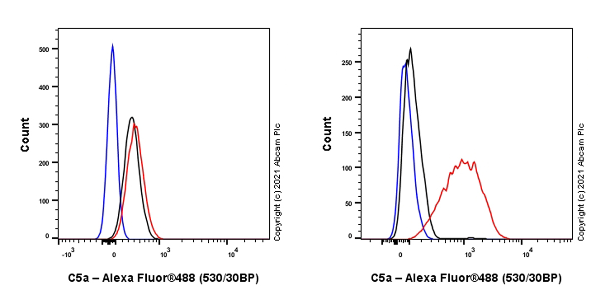 Flow Cytometry (Intracellular) - Anti-C5a antibody [EPR24303-10] - BSA and Azide free (AB281943), expandable thumbnail