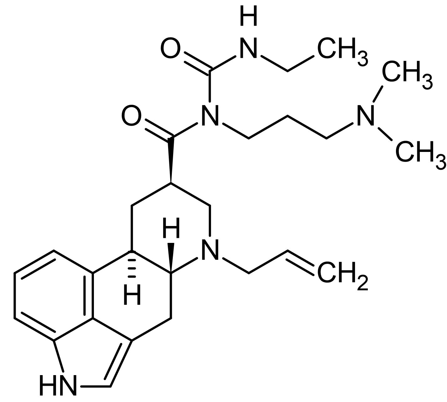 Chemical Structure - Cabergoline, D2-like receptor agonist (AB120564), expandable thumbnail