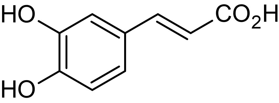 Chemical Structure - Caffeic acid, NF-kappaB inhibitor (AB120862)