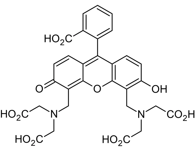 Chemical Structure - Calcein (free acid), green fluorescent Ca2+ indicator (AB143464)