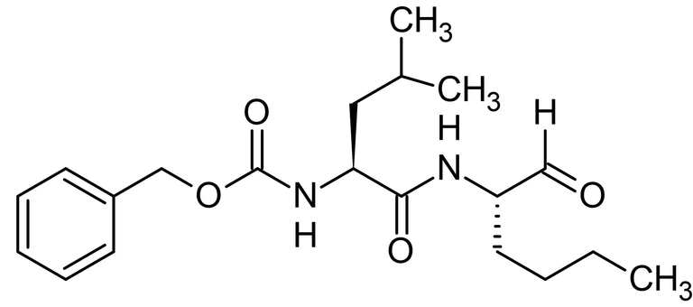 Chemical Structure - Calpeptin, cell-permeable calpain inhibitor (AB120804)