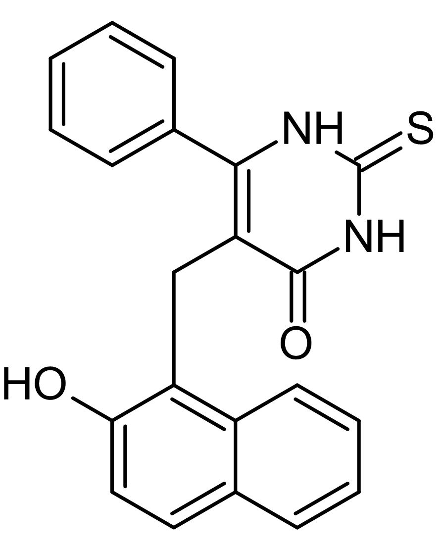 Chemical Structure - Cambinol, SIRT1/2 inhibitor (AB141181), expandable thumbnail