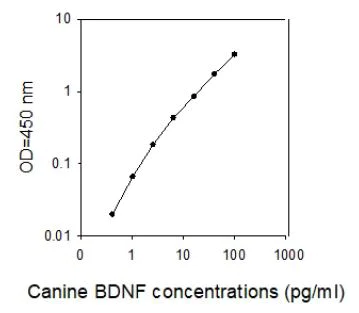 Sandwich ELISA - Canine BDNF ELISA Kit (AB273265)