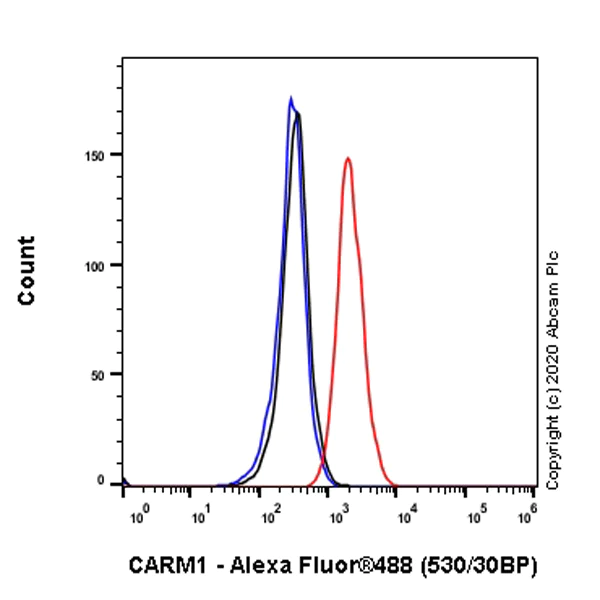 Flow Cytometry (Intracellular) - Anti-CARM1 antibody [EPR23678-113] - BSA and Azide free (AB279344)