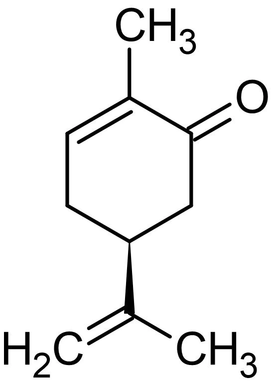 Chemical Structure - (+)-Carvone, Terpene standard for gas chromatography (AB145488)