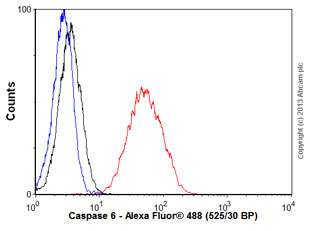 Flow Cytometry (Intracellular) - Anti-Caspase-6/CASP-6 antibody [EP1325Y] (AB52951), expandable thumbnail