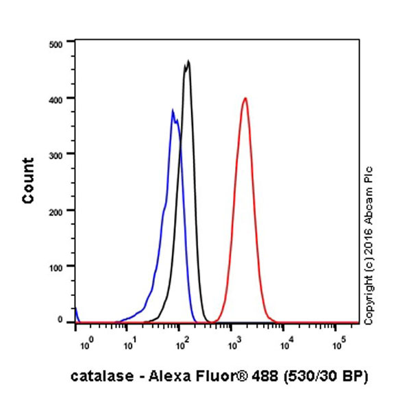 Flow Cytometry (Intracellular) - Anti-Catalase antibody [EPR20198] - BSA and Azide free (AB223793)