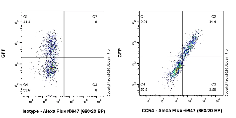 Flow Cytometry - Anti-CCR4 antibody [EPR23502-85] (AB254376)