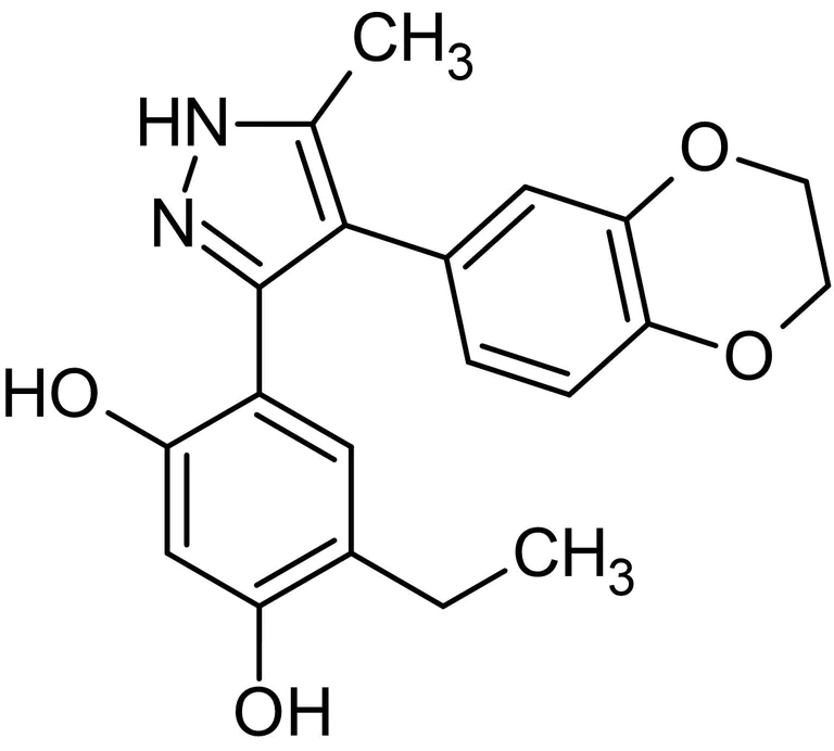 Chemical Structure - CCT 018159, Hsp90 ATPase inhibitor (AB146412)