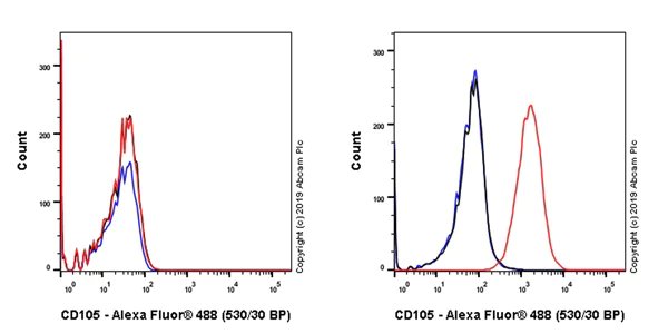 Flow Cytometry - Anti-CD105 antibody [EPR22811-18] - BSA and Azide free (AB256146)