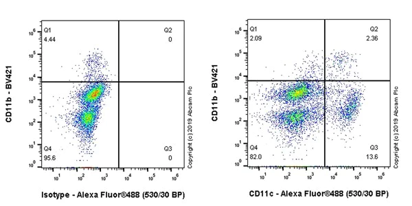 Flow Cytometry - Anti-CD11c antibody [KB90] - BSA and Azide free (AB255937)