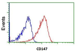 Flow Cytometry (Intracellular) - Anti-CD147 antibody [10E10] (AB230921)