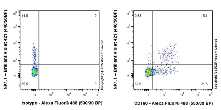 Flow Cytometry - Anti-CD160 antibody [EPR28768-517] (AB324641)