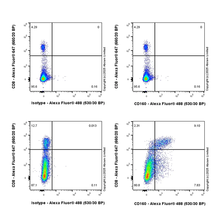 Flow Cytometry - Anti-CD160 antibody [EPR28768-517] (AB324641)