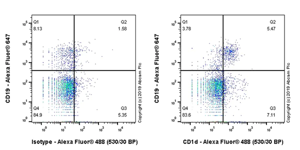 Flow Cytometry - Anti-CD1d antibody [EPR22526-9] - BSA and Azide free (AB256357)