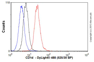 Flow Cytometry (Intracellular) - Anti-CD1d antibody [NOR3.2 (NOR3.2/13.17)] (AB11076)